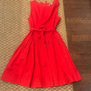 Crewcuts bright red dress 10